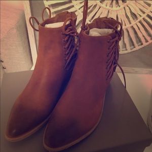 Antelope Side Corset Lace Up Bootie Size 37